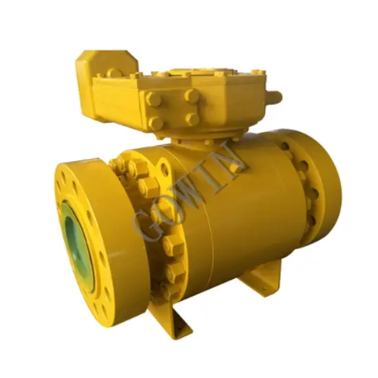 Gear-Operated Metal Seal Ball Valve