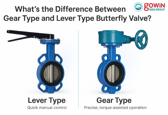 Gear vs Lever Butterfly Valves