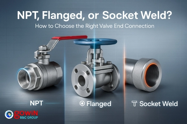 NPT, Flanged, or Socket Weld